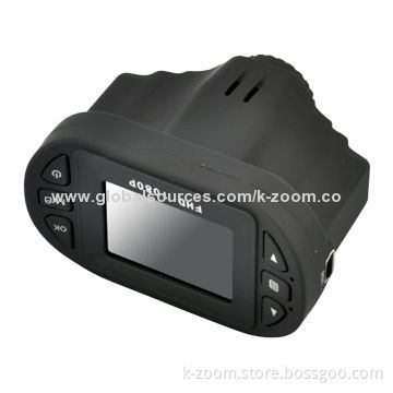 Dual lens car DVR camera, 1.5-inch(4:3) 480*240 display